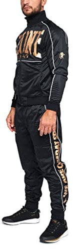 LEONE 1947 Chándal PREMIUM negro/XXL - AB300