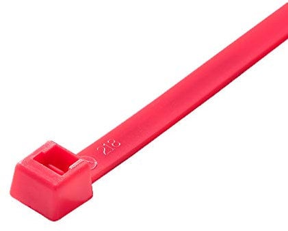50 Pack of Fluorescent Pink Cable Ties - 100mm x 2.5mm Strong Nylon Zip Ties