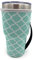 KOSTOO,Funda de neopreno reutilizable para taza de café helado con aislamiento de neopreno, Trenta Starbucks, Donuts grandes Dunkin (solo mangas de taza) Linterna Verde