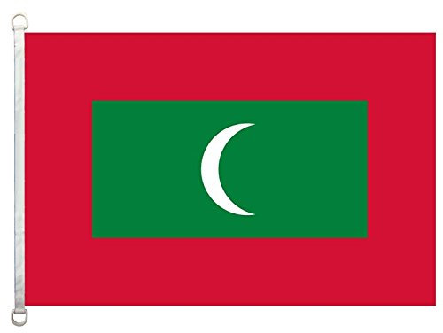 nothing Flagge der Malediven, 90 x 150 cm, 100 % Polyester, Banner, Digitaldruck.