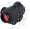 ToopMount Red Dot Red Dot Visier 1 x 20 mm 2 MOA Dot mit Gummiabdeckung passend für 20 mm 21 mm Picatinny-Schienen