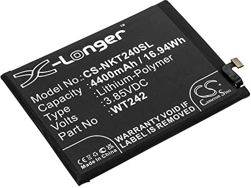 TCTK Akku 4400mAh Kompatibel mit [Nokia] Nokia 2.4, TA-1270, TA-1274, TA-1275, TA-1277 Ersetzt WT242