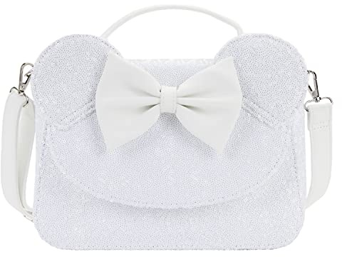 Loungefly Disney Minnie Pailletten Hochzeit Umhängetasche
