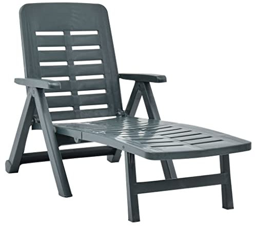INLIFE Klappliege Kunststoff Grün-8755