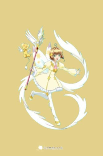 Card Captor Sakura - Star Dress Notebook: 120 Paper 6x9 Lined Wide Ruled For Kids, Girls, Boys, Teens, Notebook Paper, Elementary School, Preppy Notebook For School And Kindergarten