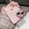 Tybiky Glitzer Hülle Kompatibel mit iPhone 13, Diamant Glitzer Schutzhülle für Mädchen, Transparent stoßfest Bumper Handyhülle für iPhone 13, Roségold