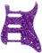 Tele Schlagbrett, 8 Löcher, Pickguard, Kratzplatte für Telecaster, Violett