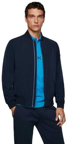 Hackett London Herren Essential Polojacke, Blau (Navy), L