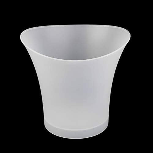 SHFOHGKJ Ice Bucket,Champagne BucketIce Buckets,Waterproof Color Changing Plastic Ice Bucket Bars Nightclubs Light Up Champagne Beer Bucket Bars