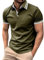 Poloshirt Herren, Grey Sport Poloshirt Herren Kostüm Herren Sommer Outfit Herren Essentials Jagdbekleidung Herren Rashguard Herren Poloshirt Herren Slim Fit Klamotten Herren(A07,M)