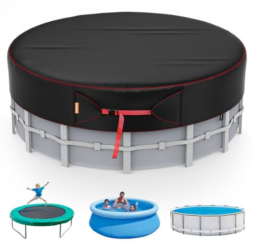15 Ft Round Pool Cover, Solar Pool Covers for Above Ground Pools