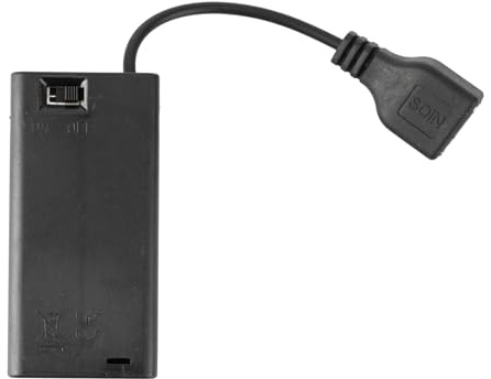 JSGHGDF AA Battery Box 2/3/4/6/8 Slot AA Battery Storage Case With Switches And USB Female Slot Battery Case