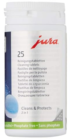 Cleaning Tablets 25 Tablets, 2 in 1, 1 Pack