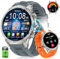 Smartwatch Herren(Taschenlampe),1.85‘’ HD Großes Display/710 mAh Akku Sportuhr Herren mit Telefonfunktion/10ATM Wasserdicht 120+ Sportmodi Fitnessuhr mit Herzfrequenz,Schlafmonitor für Android/iOS