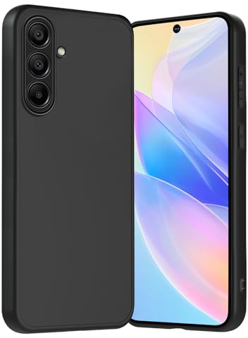 Handyhülle für Samsung Galaxy A56 5G Hülle mit Kameraschutz, Stoßfest Kratzfest, Extrem Haltbarkeit Fallschutz Schutzhülle, Anti-Fingerabdruck, Unterstützt kabelloses Laden für A56 Case, Schwarz