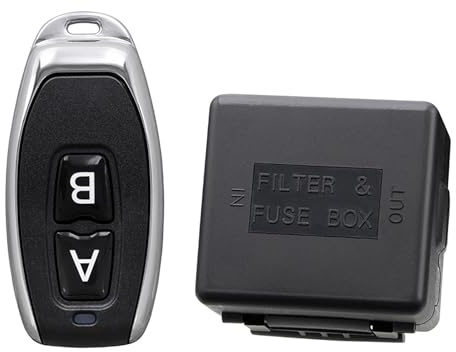 DC 12V Wireless RF Remote Control Switch Kit Up to 50M Signal Transmission for Garage Door Lights Curtains Control
