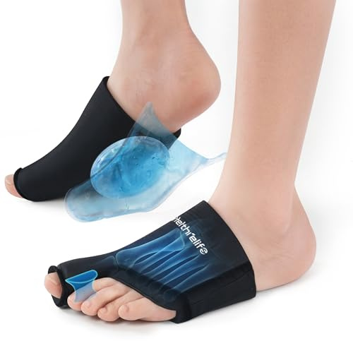 3D Forefoot Toe Ice Packs 3D Vorfuß-Eispackung mit verbesserter Doppelschicht-Kühlgel & Ballenzehenkorrektor für Kältetherapie – Fuß-Eispackung zur Schmerzlinderung bei Ballenschmerzen,