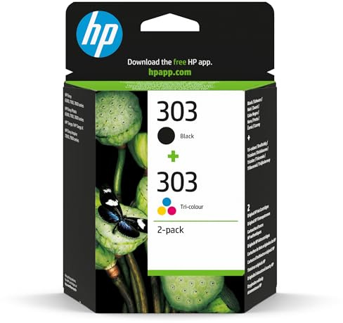 HP 303 Original Schwarz/Tri-Color Tintenpatronen Ink-Cartridge Ink-Cartridge 2er-Pack
