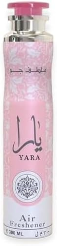 Désodorisant Premium en Spray pour Maison et Voiture, Parfum Musc, Format Aérosol, 300ml, Design Élégant, Longue Durée (Musk Rose)