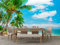 Fotomural Vinilo Pared Playa Varias Medidas 200x150cm | Decoración de comedores, Salones | Motivos Paisajísticos | Urbes, Naturaleza, Arte | Multicolor | Diseño Elegante