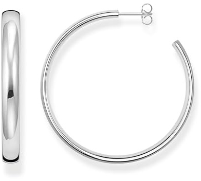 Thomas Sabo Grandes créoles Chunky en argent Argent Sterling 925