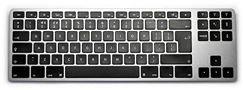 UK Matias Wireless Aluminum Tenkeyless Keyboard for Mac Space Grey