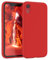 EAZY CASE - Silikon Hülle für iPhone XR Hülle Rot weich stoßfeste Schutzhülle mit Kameraschutz Handyhülle iPhone XR Silikonhülle Dünn mit Premium Mikrofaser Schutz Cover Phone Case in Rot
