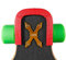 vanpro Skateboard Longboard Deck Guards Protektor, Gummi Kantenschutz, Kantenschutz (2 Stück) (rot, 11.8)