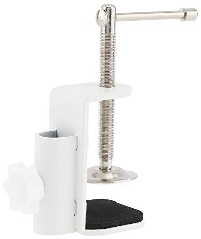 OriGlam Quick-Grip C Clamp, Heavy Duty C-Clamp, Versatile Clamp, Desk Light Clamp Mount Holder Bracket for Desktop Mount Holder LCD Monitor Flash Desk (White)