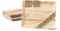 GREENBOX Palmware Gastro Serviertablett Palmblattteller I umweltfreundlich - stabil - dekorativ I Servierplatte Kuchenplatte Einwegteller Partygeschirr Dekotablett I 25 x Gastrotablett 32,5 x 27cm