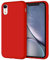 JETech Cover in Silicone per iPhone XR 6,1 Pollici, Protettiva per Tutto il Corpo Morbida al Tatto, Custodia Antiurto (Rosso)