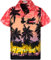 V.H.O. Funky Hawaii-Hemd, Herren, Kurzarm, Beach, Eclectic-Rot, 4XL