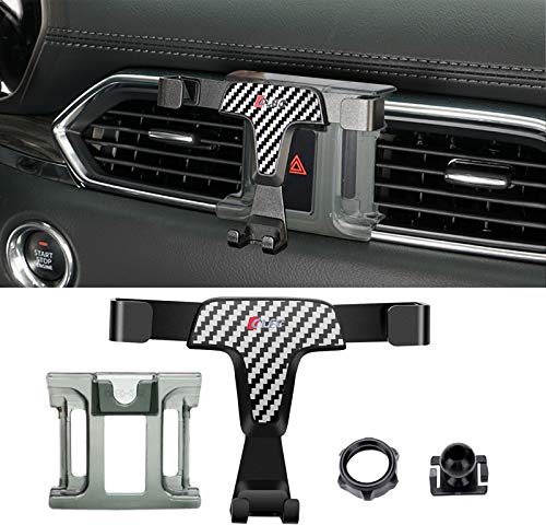 YEE PIN Mazda CX5 CX8 2018 2020-2024 Handyhalterung Auto Luftauslass Handyhalter CX5 kf Kompatibel mit Alle Arten von Mobiltelefonen