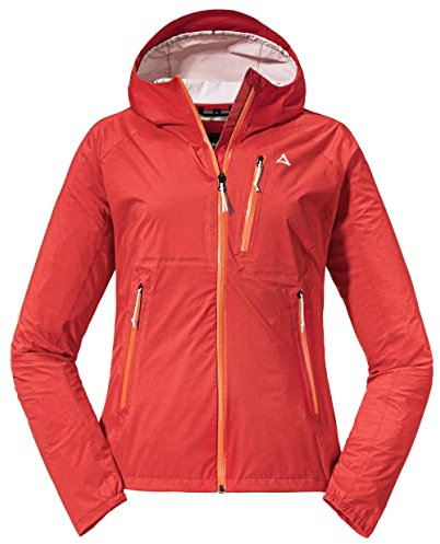 Schöffel Damen 2.5L Jacket Tegelberg L, wasserdichte, winddichte Outdoorjacke, atmungsaktive Übergangsjacke mit geruchshemmender Innenseite, lollipop, 40