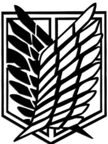 Autoaufkleber Attack On Titan Wings Of Liberty Anime Aufkleber Handy Laptop Aufkleber Auto Motorrad Aufkleber Aufkleber 15cm Breit*20