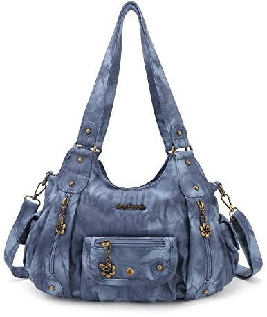 angel kiss Fashion Handtaschen Umhängetaschen aus weichem Material Tragetaschen Schultertaschen mit verstellbaren Trägern