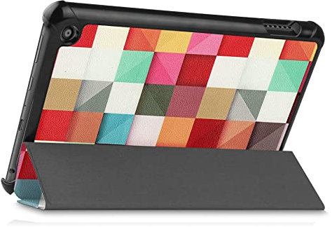 Lobwerk Hülle für Amazon Fire 7 2022 12 Generation 7 Zoll Smart Cover Etui mit Standfunktion und Auto Sleep/Wake Funktion