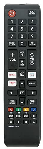 Ersatz-Fernbedienung Passend für Samsung QLED 4K HDR Smart TV Q60T Q65T Q75T Q80T Q95TC Q700T The Serif The Frame The Terrace Series BN59-01315B