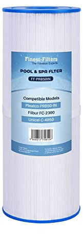 Finest-Filters Hot Tub Spa Water Filter Cartridge Replacement Compatible With Pleatco PRB50IN, Unicel C4950, Darlly SC706, 40506 & Filbur FC2390 Hot Tub Water Filters