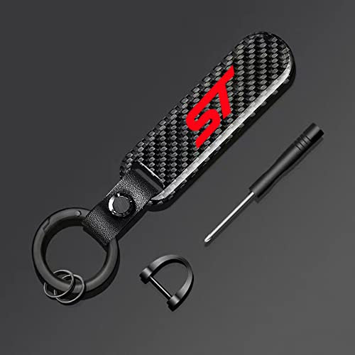 SLURF Auto Schlüsselanhänger für Ford ST Fusion Everest Escape Explorer Edge Mondeo Focus Ecosport Fiesta Kuga Auto Fahrzeug Motorrad Fahrrad Mode Accessoires,A-M