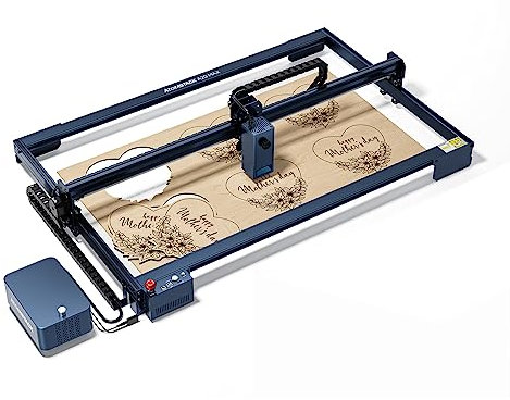 ATOMSTACK A20 Max Laser Graviermaschine Arbeitsbereich 850x400mm Graviergerät, 22W Ausgangsleistung Lasermodul Lasergravierer mit Air Assist, X-Achsen-Verlängerung, Lasergravur für Holz Metall Acryl