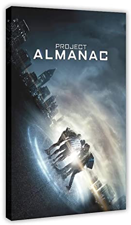 THNIKK Project Almanac American Science Fiction Filmcover Schlafsaal Schlafzimmer Wandkunst Deco Poster Leinwand Poster Schlafzimmer Dekor Sport Landschaft Büro Zimmer Dekor Geschenk Rahmenstil 60 x