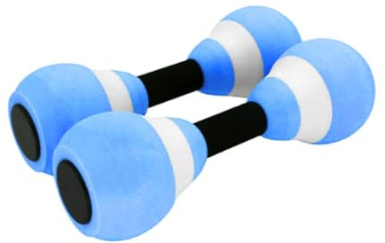 Haltères en mousse pour piscine avec poignée rembourrée pour aquagym, haltères