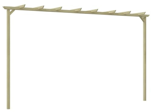 ZEYUAN Gartenpergola, Balkon Pavillon, Beschattung Terasse, Gartenpergola, Garten Verzierung, Imprägniertes Kiefernholz 360×200×60 cm