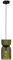 Atmosphera - Suspension verre ancel vert d14cm