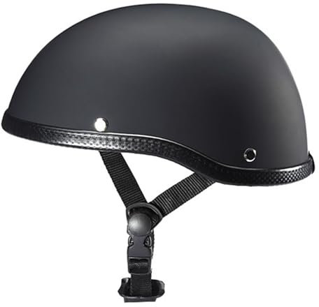Adulti Metà Aperto Faccia Casco da Motociclista Scodella Caschi Cromwell Casco Moto Demi-Jet per Donna Uomo Motorcycle Helmet ECE Omologato per ciclomotore Chopper Scooter C,56-60CM