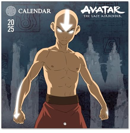 Kalender 2025 Wandkalender 2025 Grupo Erik Avatar Die Legende von Aang Kalender 2025 Familienplaner 2025 30 x 30 cm Jahreskalender Familienkalender 2025