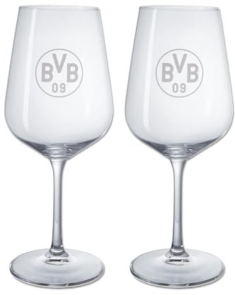 Borussia Dortmund BVB Weinglas 2er Pack