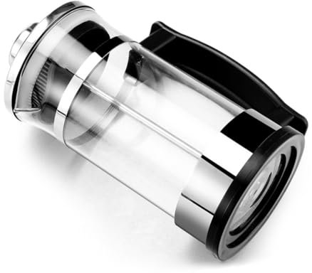 FUNOMOCYA Kaffee Auf Dem Herd Doppelkaffeemaschine Aus Edelstahl Hitzebeständiger Teekessel Filterteekanne Ideal Für Getränke