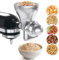 GLINK Accessorio per macina tutto in metallo per mixer KitchenAid, 12 livelli, accessorio per macina farina, adatto per macinare grano, mais, avena, grano saraceno, miglio e altri cereali